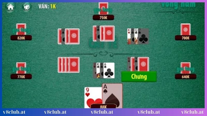 Đánh bài Catte hấp dẫn qua từng vòng chơi