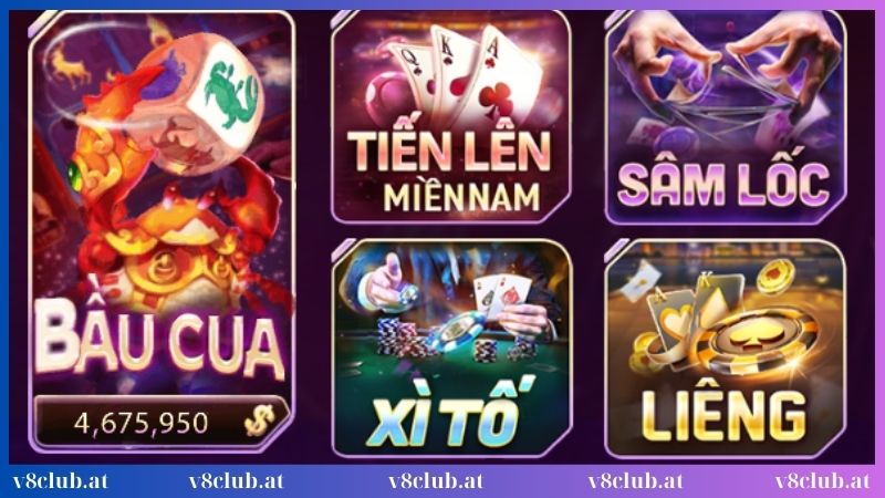 Vài nét giới thiệu game bài đổi thưởng V8club