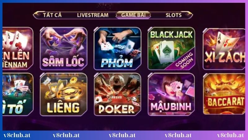 Game bài đổi thưởng V8club siêu hot