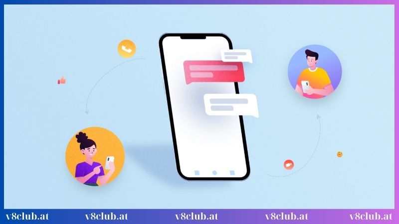 Hỗ trợ CSKH qua chat trực tuyến V8club